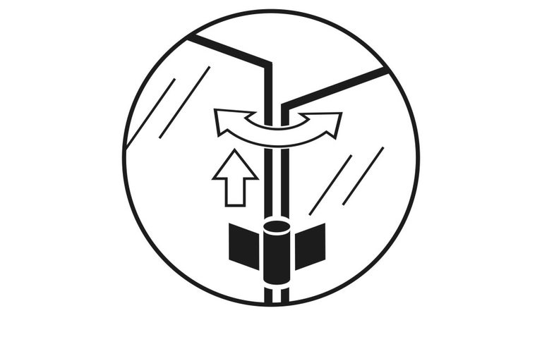 Symbol pre otočné a výsuvné výrobky