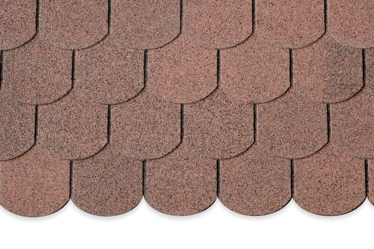 Detail strešných šindľov