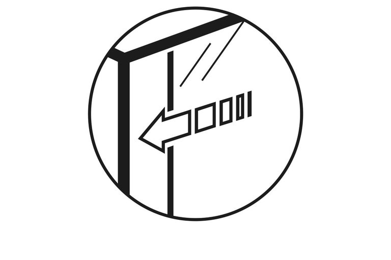 Symbol pre bočné zasúvanie