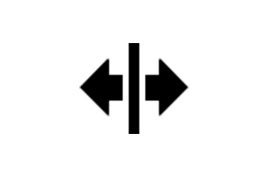 Symbol pre bočný posun