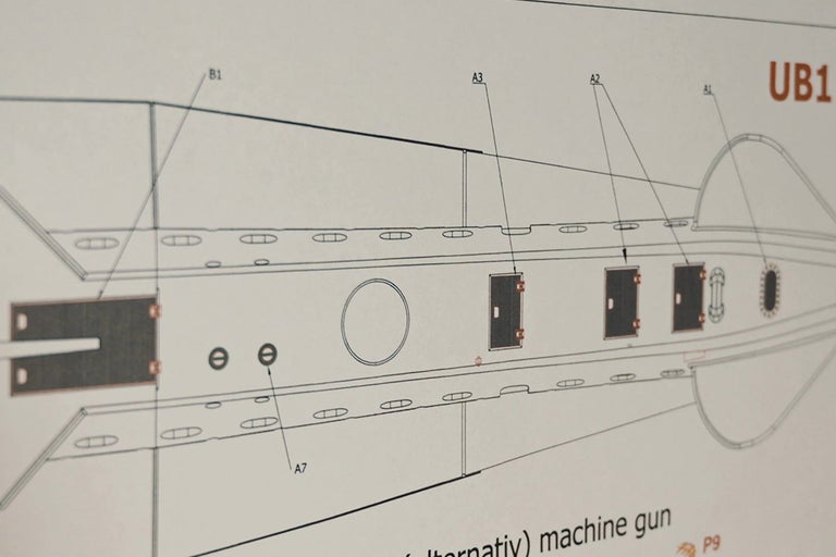 Detailný nákres stavebného plánu