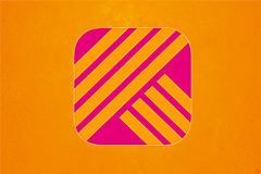 Symbol s diagonálnymi pruhmi