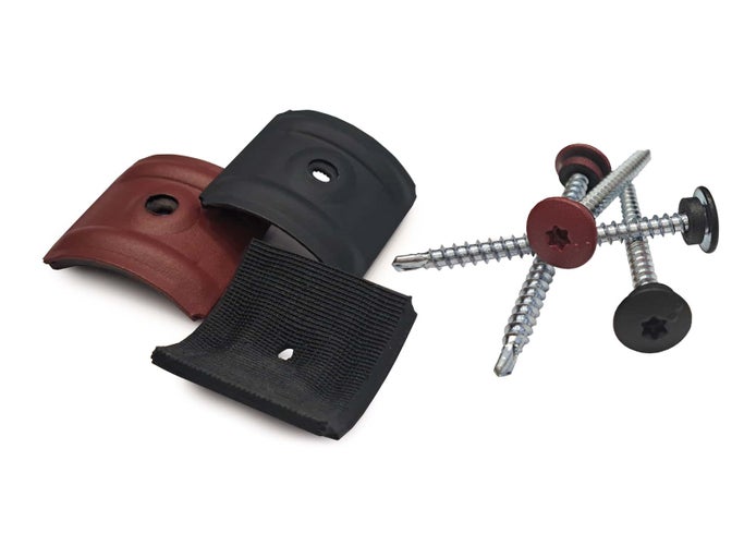 Skrutky do strešných škridiel a kaloty na upevnenie strešných krytín