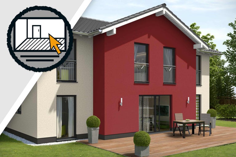 Moderný dvojpodlažný dom s terasou a záhradou