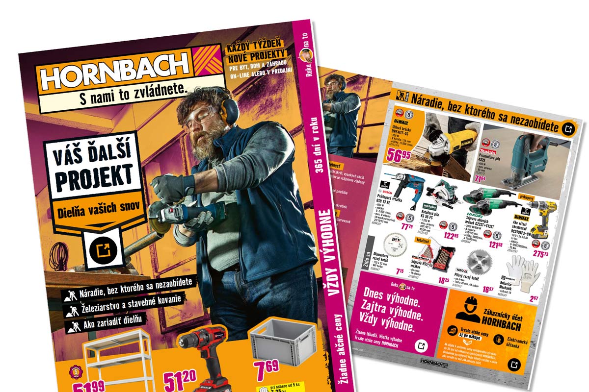 Online katalóg HORNBACH SK: Váš ďalší projekt - Dielňa vašich snov