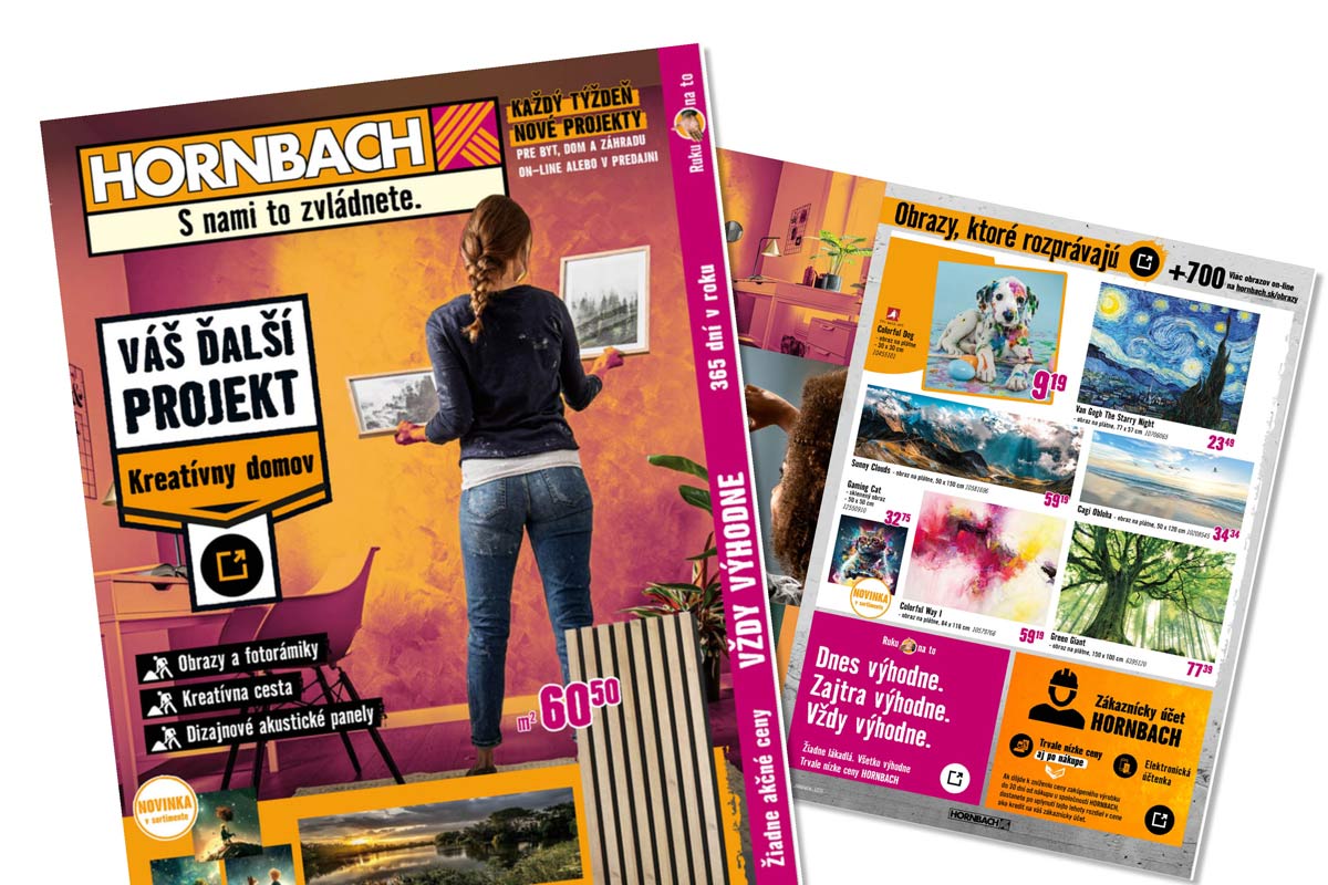 Online katalóg HORNBACH SK: Váš ďalší projekt - Kreatívny domov