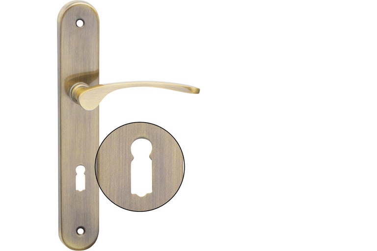 Súprava kľučky ku dverám s dlhým štítom pre interiérové dvere