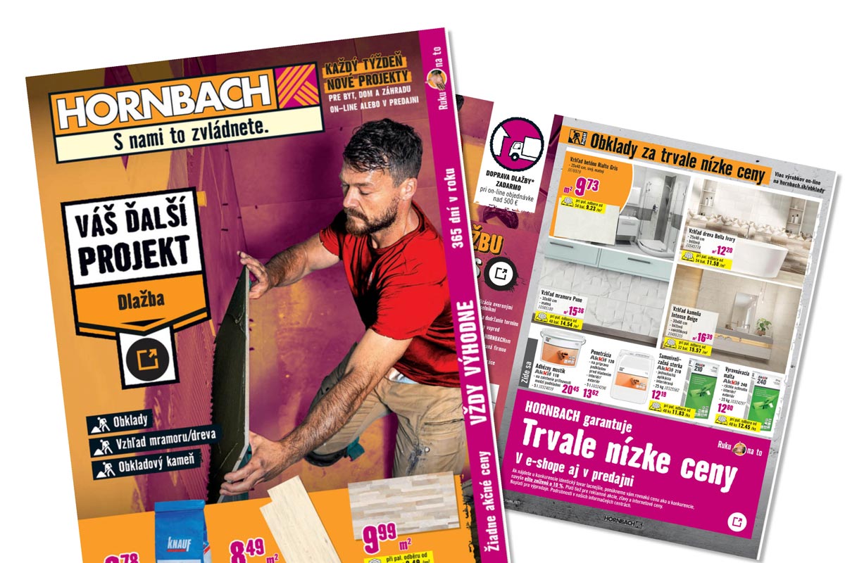 Online katalóg HORNBACH SK: Váš ďalší projekt - Dlažba
