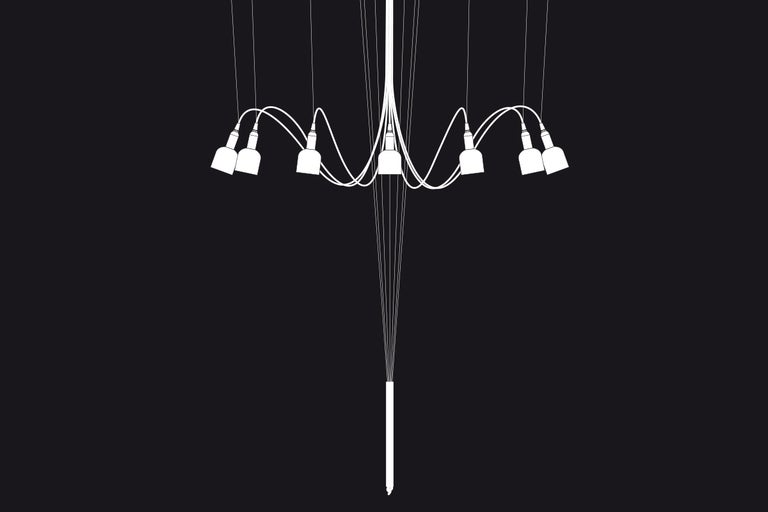 Závesné svietidlo s viacerými tienidlami