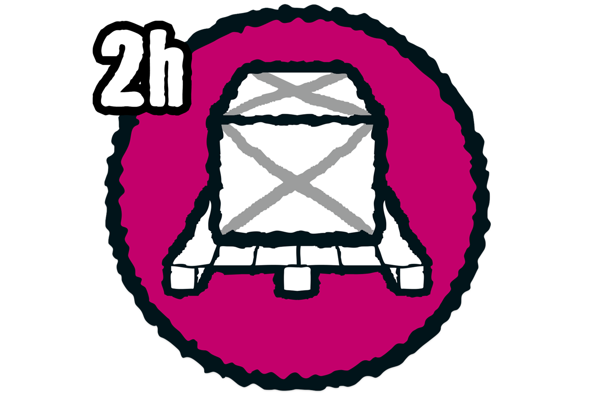Symbol pre dodaciu lehotu 2 hodiny