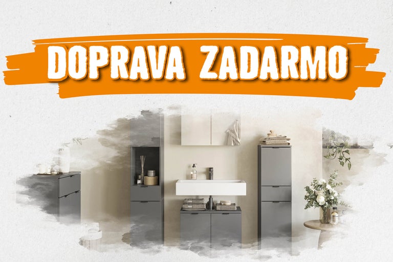 Kúpeľnový nábytok s dopravou zadarmo
