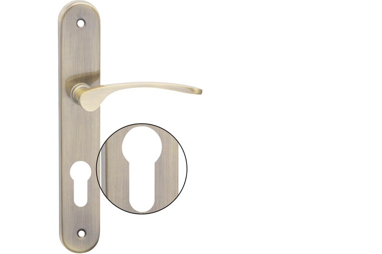 Dverová kľučka s dlhým štítom pre interiérové dvere