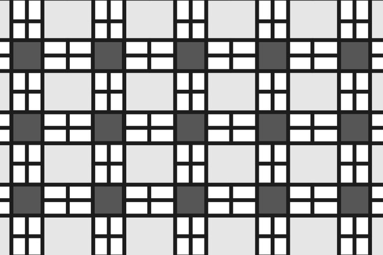 Geometrický vzor so štvorcami a líniami