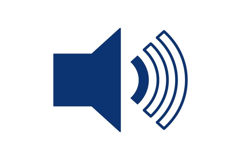 Symbol reproduktora pre ovládanie hlasitosti