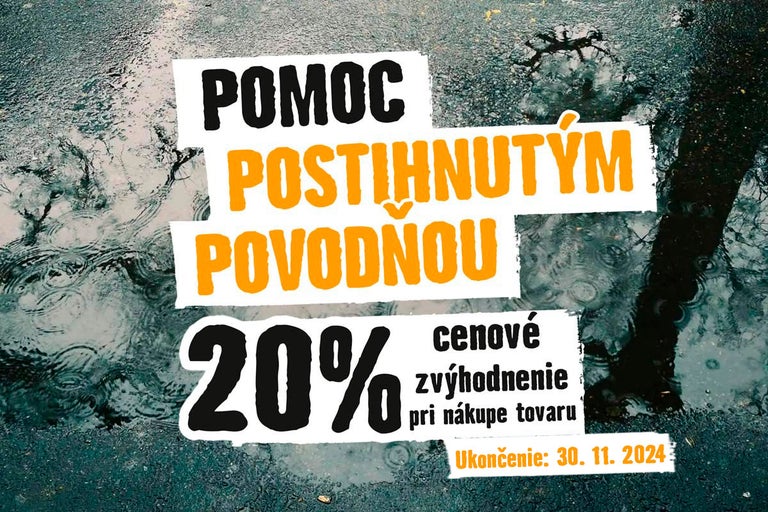 Pomoc postihnutým povodňou