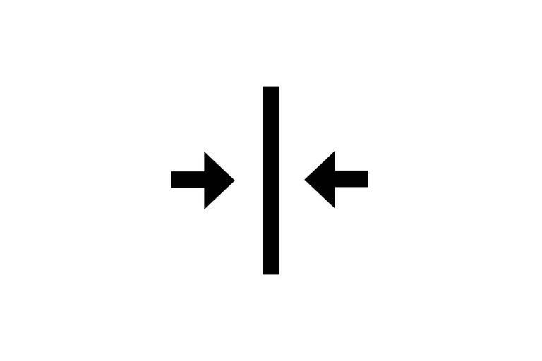 Symbol pre inštalačnú šírku