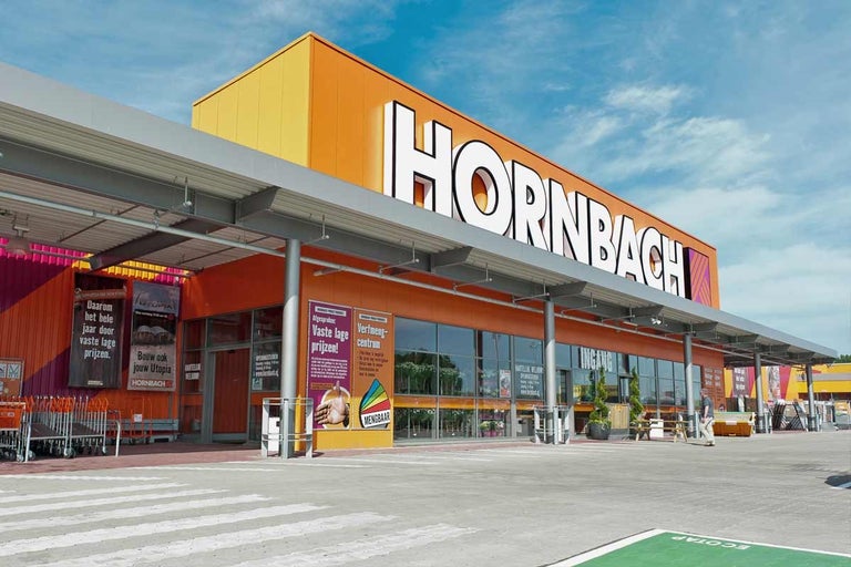 Exteriér hobbymarketu Hornbach.