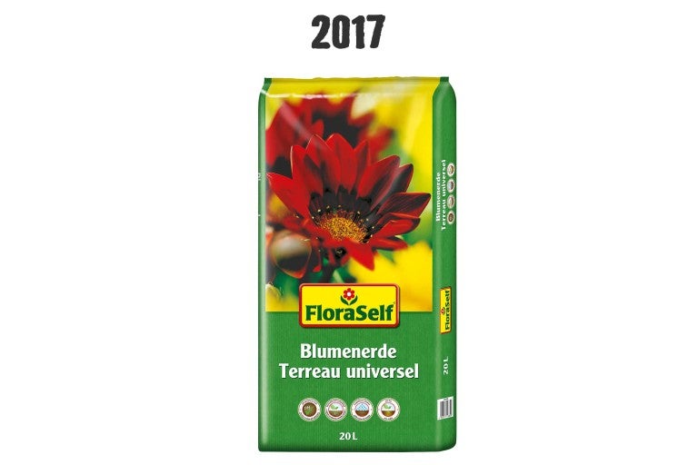 Vrece zeminy pre kvety, 20 litrov