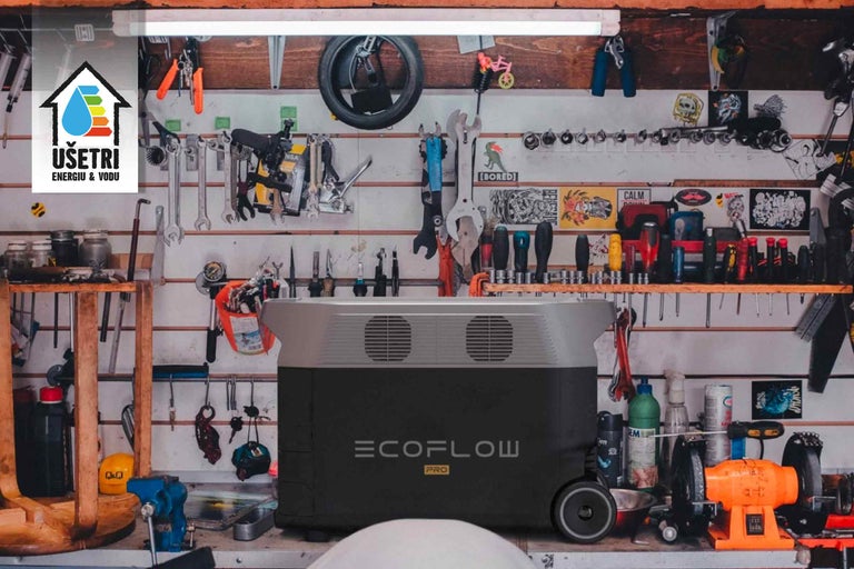 EcoFlow Pro Powerstation v dielni s náradím