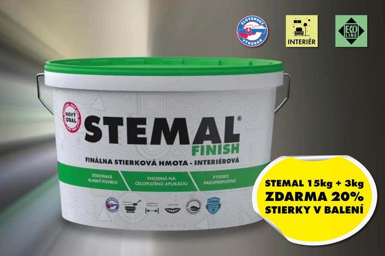 Vnútorný štuk Stemal Finish vo vedre