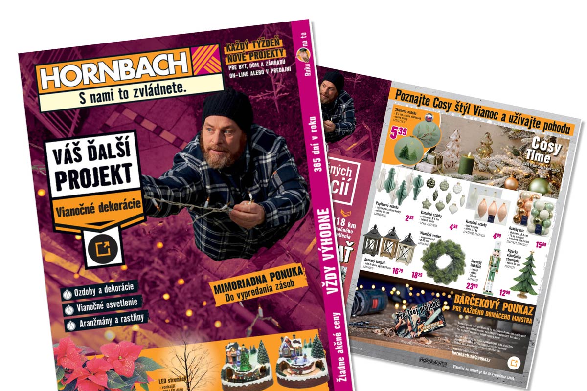 Online katalóg HORNBACH SK: Váš ďalší projekt - Vianočné dekorácie