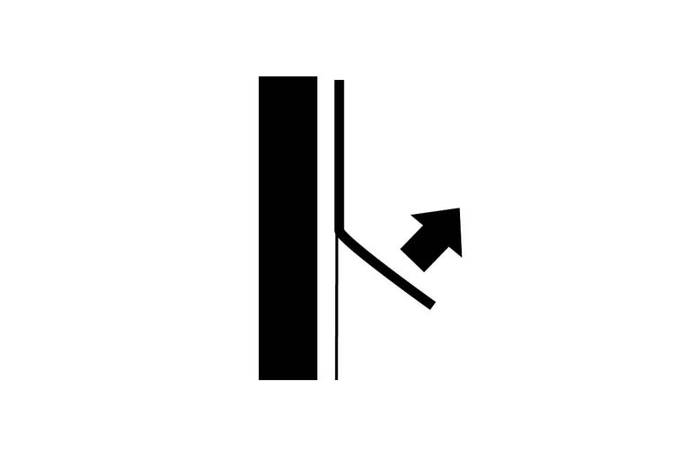 Symbol: Odbočenie doprava