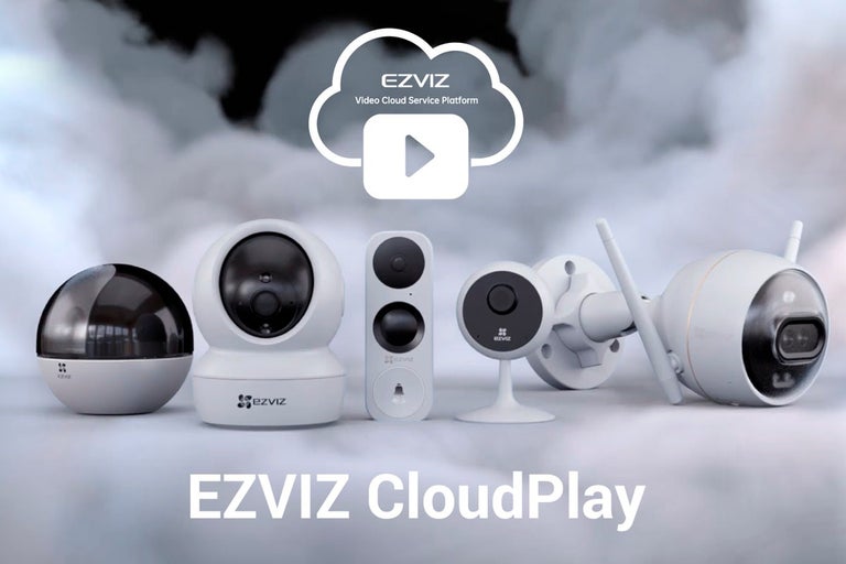 Rôzne bezpečnostné kamery EZVIZ pre vnútorné aj vonkajšie použitie