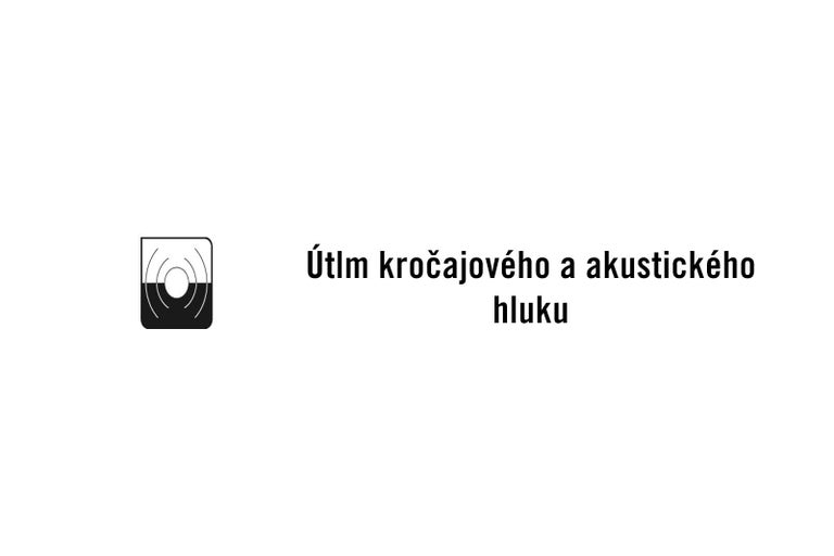 Symbol pre izoláciu kročajového a akustického hluku