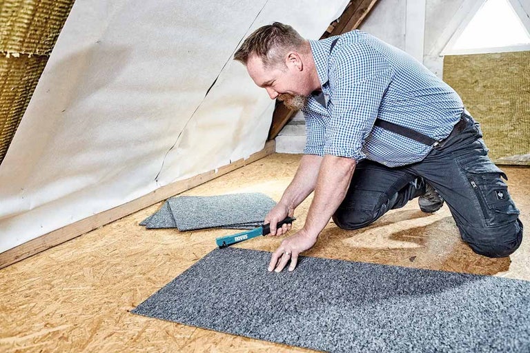 Ako položiť kobercové dlaždice