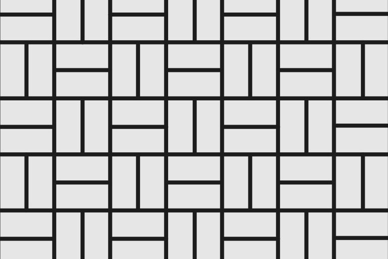 Vzor z obdĺžnikových dlaždíc so škárami