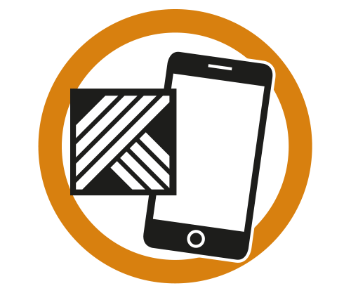 Smartphone s konfigurátorom vzorov v kruhu