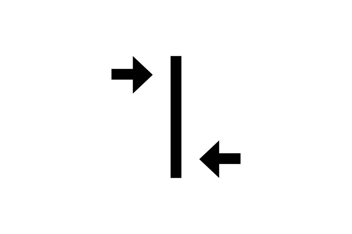 Symbol pre skutočnú šírku komponentu
