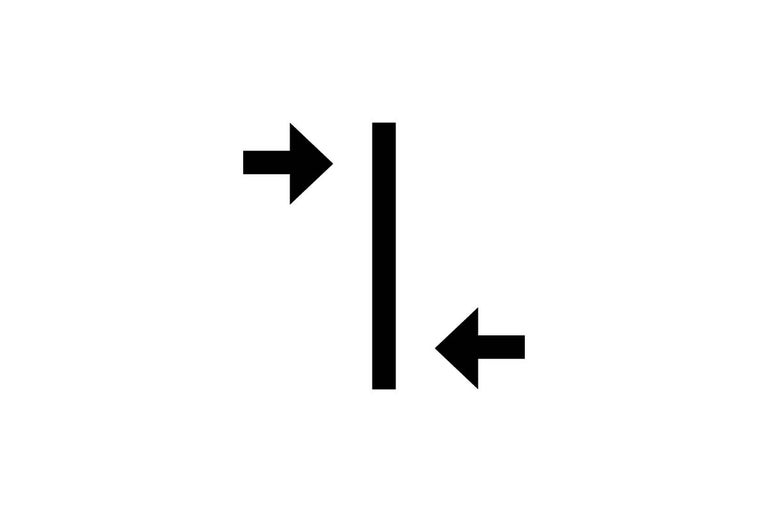 Symbol pre skutočnú šírku komponentu