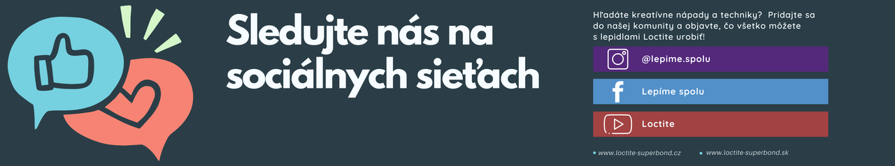 Odkaz na sociálne médiá Loctite