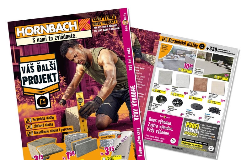 Online leták HORNBACH SK: Váš ďalší projekt - Stavebniny