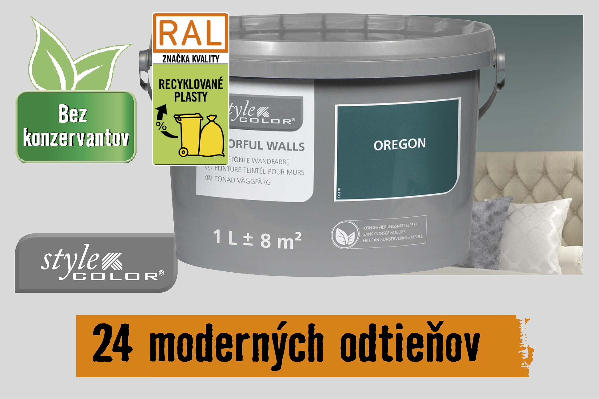 Vedro farby Style Color Oregon pre interiéry