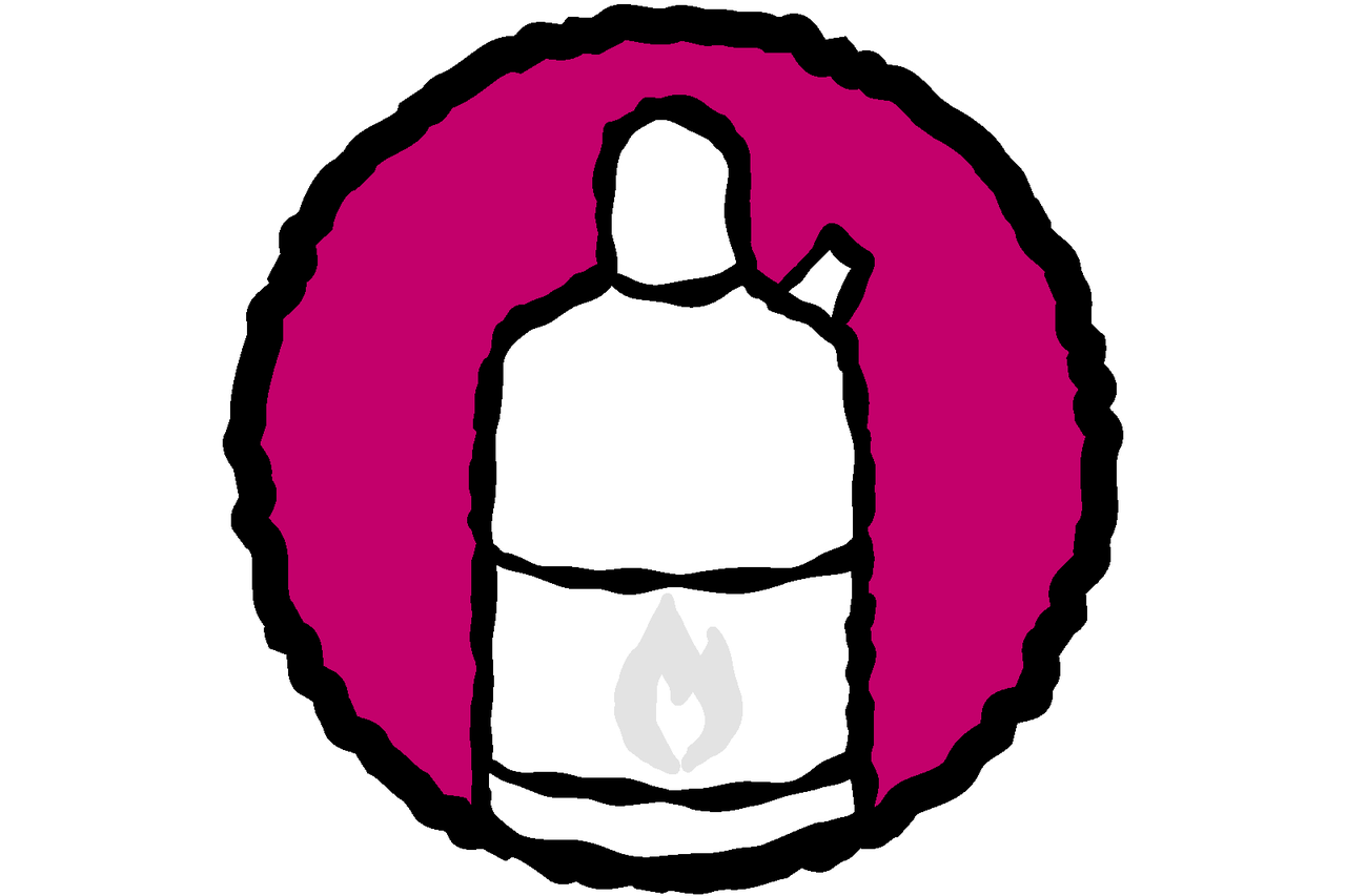 Symbol horľavého plynu