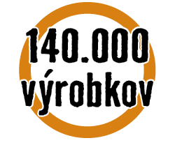 140000 výrobkov
