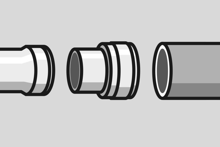 Rúrková spojka na pripojenie dvoch rúrok