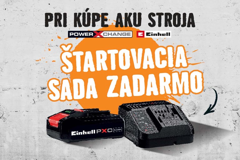 Akumulátor Einhell Power X-Change ZDARMA