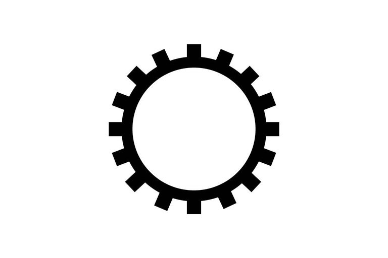 Symbol ozubeného kolesa