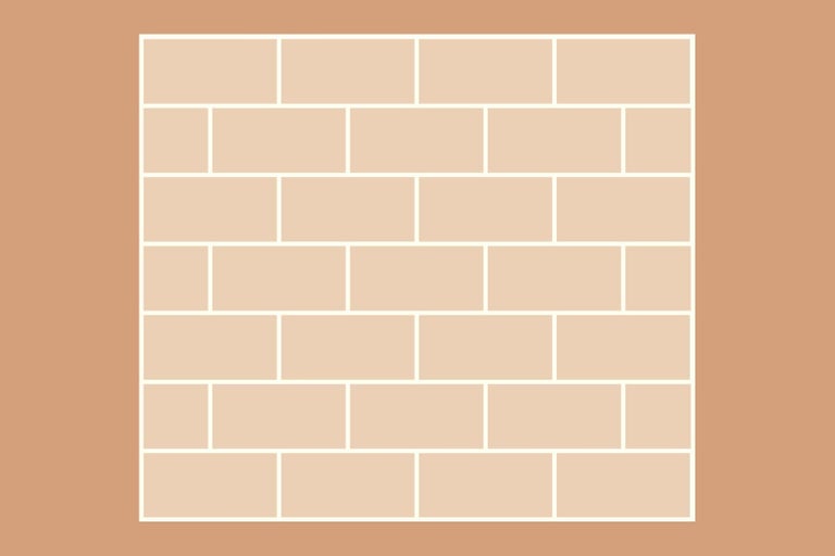 Ilustrácia múru z podlhovastých kameňov