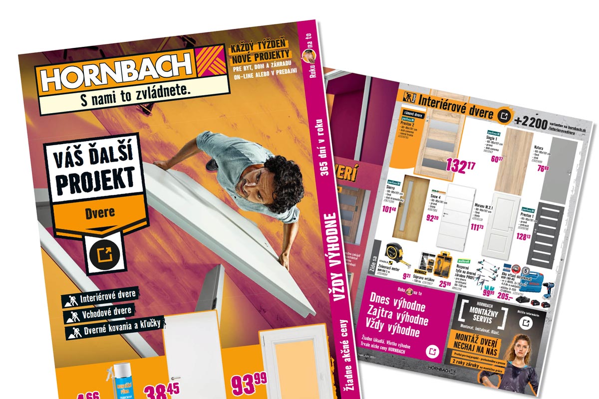 Online katalóg HORNBACH SK: Váš ďalší projekt - Dvere