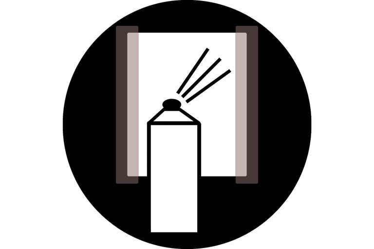 Symbol pre hmlu zo spreja