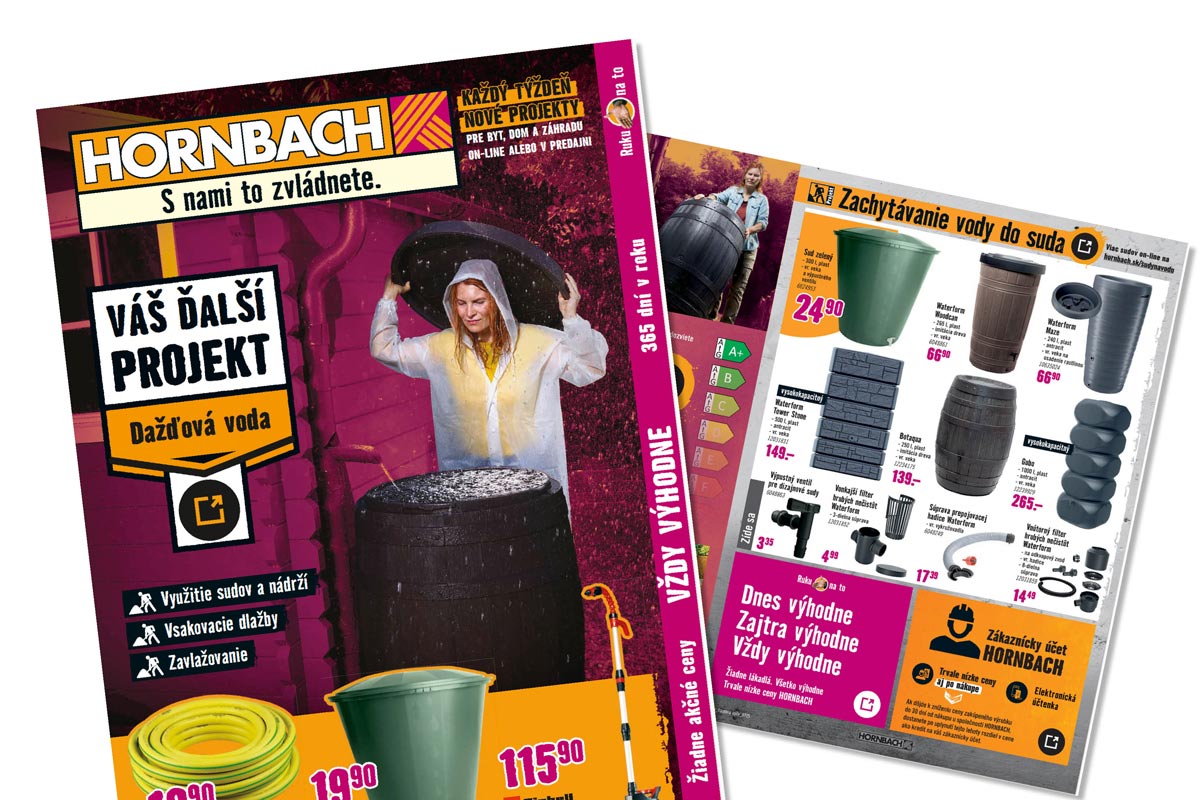 Online katalóg HORNBACH SK: Váš ďalší projekt - Dažďová voda