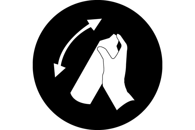 Symbol pre osušenie rúk