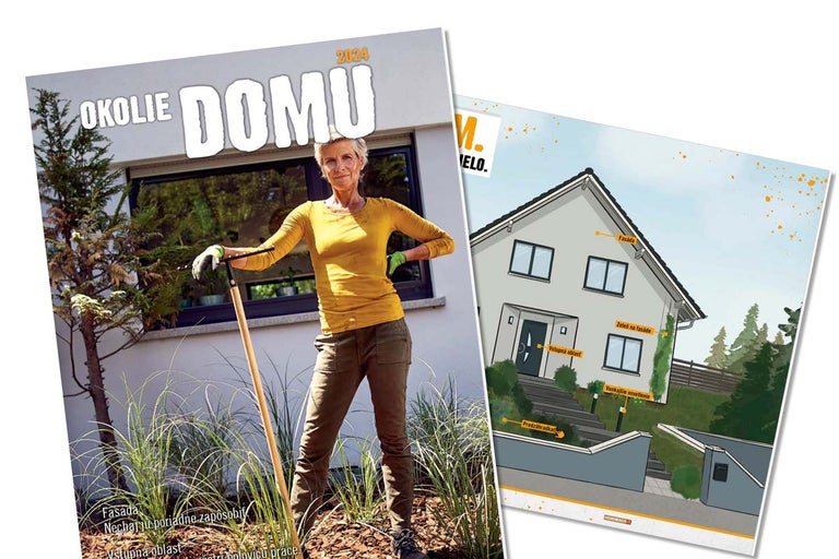 Časopis Okolie Domu s témami týkajúcimi sa domu a záhrady