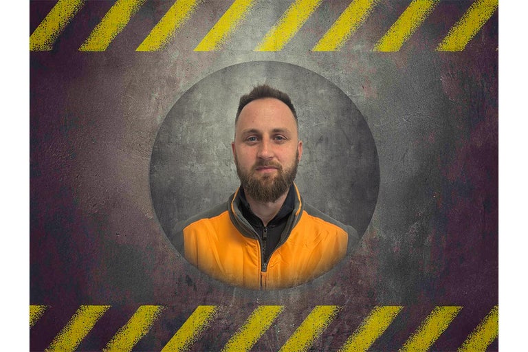 Portrét muža v pracovnom odeve