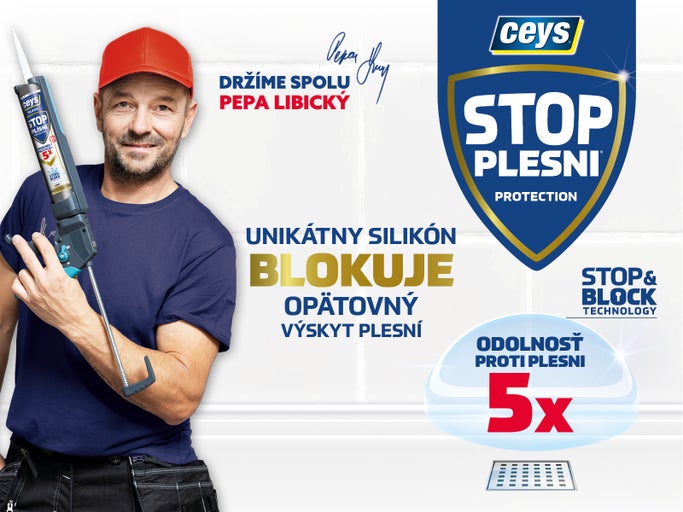 Ceys Stop plesniam silikónová kartuša s remeselníkom