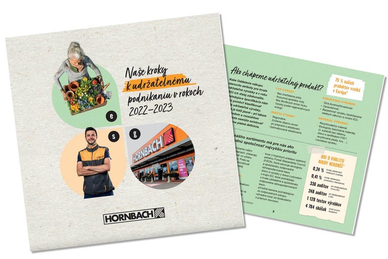 Správa o udržateľnosti spoločnosti Hornbach 2022 – 2023